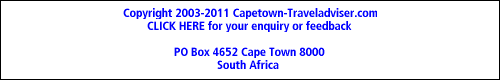 footer for cape town africa page